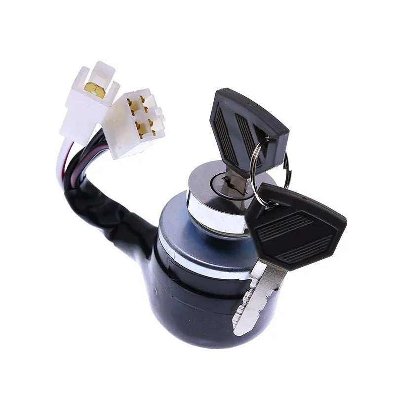 Ignition Switch 194215-52110 fits Yanmar Tractor FX20 FX24D FX28 FX32D FX42 Hyundai Skid Steer Loader HSL610 HSL810